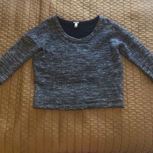 JCREW SPACE DYE COMFY SWEATER